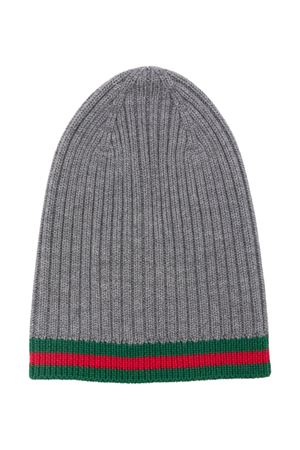 Cappello in lana grigia GUCCI KIDS | 7927034K2061266